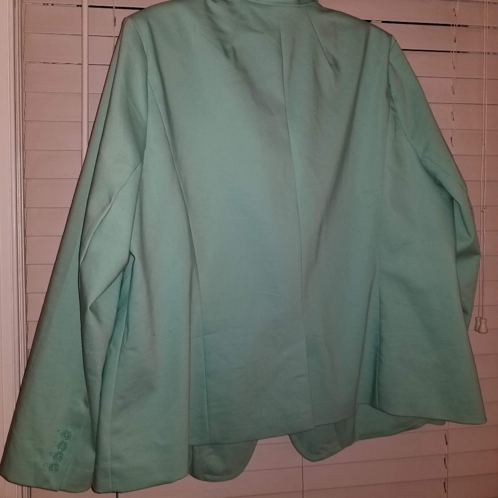 Lane Bryant Mint Green Blazer - Picture 2 of 3